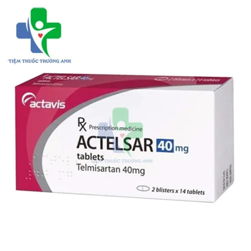 Actelsar 40mg Actavis - Thuốc điều trị cao huyết áp vô căn