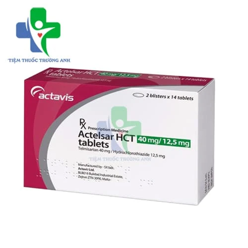 Actelsar HCT 40mg/12,5mg - Thuốc điều trị tăng huyết áp