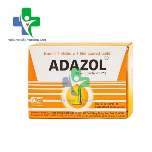 Adazol F.T Pharma - Thuốc trị giun sán ở đường ruột
