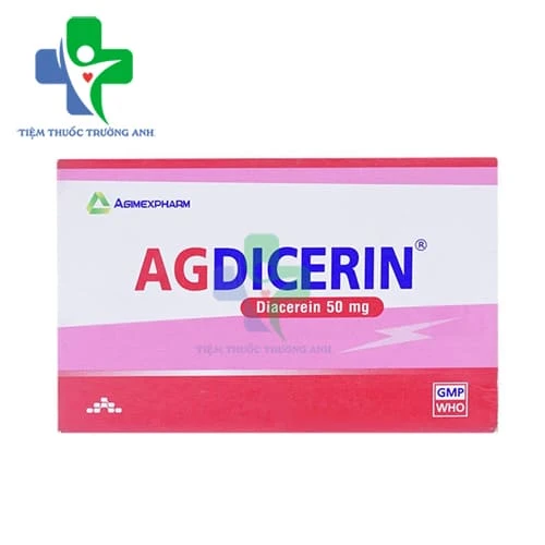 Agdicerin 50mg Agimexpharm - Thuốc điều trị thoái hóa khớp