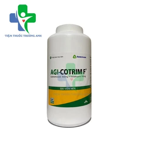 Agi-cotrim F Agimexpharm (lọ 500 viên) - Thuốc điều trị nhiễm khuẩn