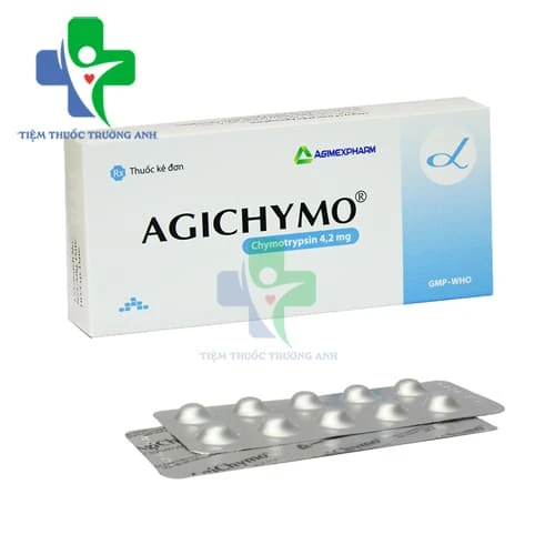 Agichymo 4,2mg Agimexpharm - Thuốc kháng viêm, điều trị phù nề