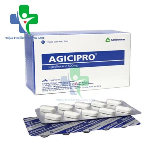 Agicipro 500mg Agimexpharm - Thuốc điều trị nhiễm khuẩn hiệu quả