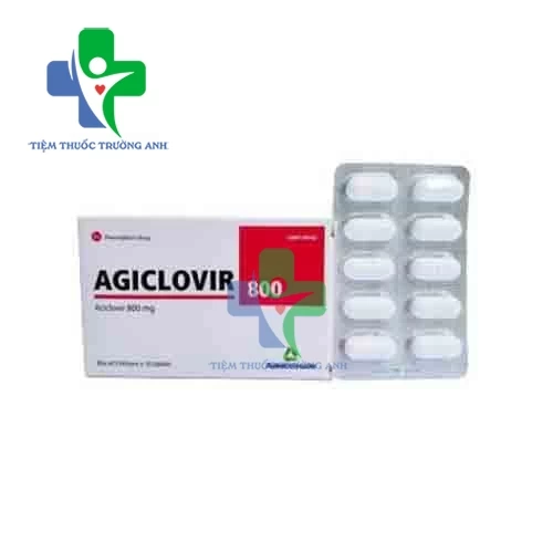 AGICLOVIR 800 - Thuốc điều trị nhiễm khuẩn của Agimexpharm