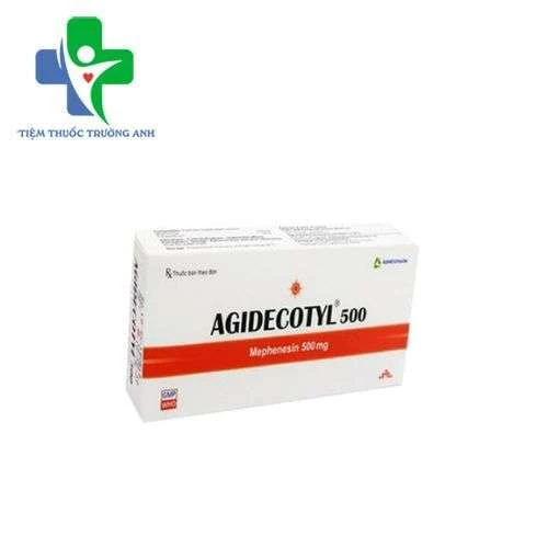 Agidecotyl 500 Agimexpharm - Điều trị tình trạng rối loạn tư thế cột sống