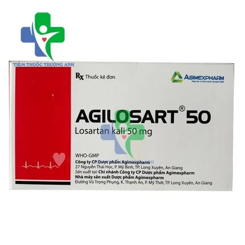 Agilosart 50 Agimexpharm - Điều trị tăng huyết áp