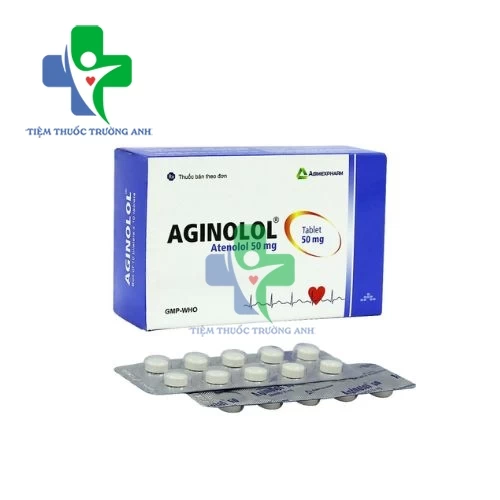 Aginolol 50 Agimexpharm - Dùng cho bệnh nhân tăng huyết áp