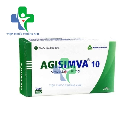 Agisimva 10 Agimexpharm - Dự phòng biến cố mạch vành