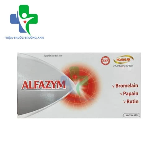 Alfazym - Hỗ trợ giảm biểu hiện đau sưng, phù nề hiệu quả