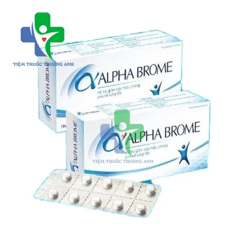 Alpha brome - Hỗ trợ giảm các triệu chứng phù nề, sưng tấy