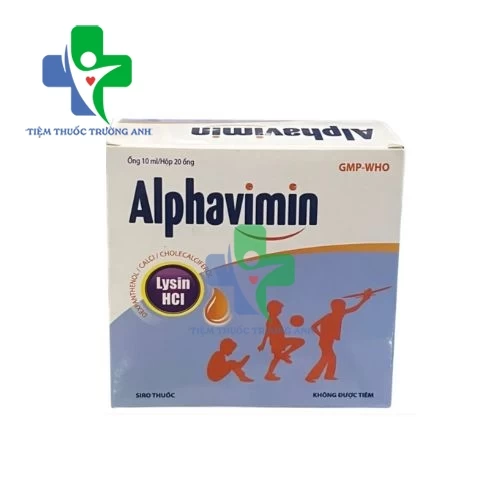 Alphavimin Hadiphar (siro) - Thuốc phòng ngừa và điều trị bệnh nhiễm trùng herpes