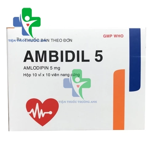 Ambidil 5 Bidiphar - Điều trị tăng huyết áp hiệu quả