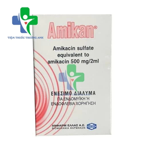 Amikan 500mg/2ml Anfarm - Thuốc điều trị nhiễm khuẩn