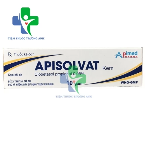 Apisolvat 10G - Thuốc điều trị viêm da, ngứa da hiệu quả (10 type)