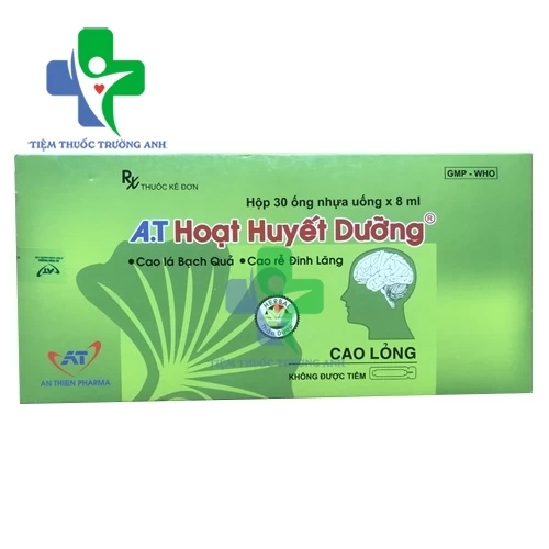 A.T Hoạt huyết dưỡng não - Điều trị suy giản trí nhớ và thiếu máu lên não