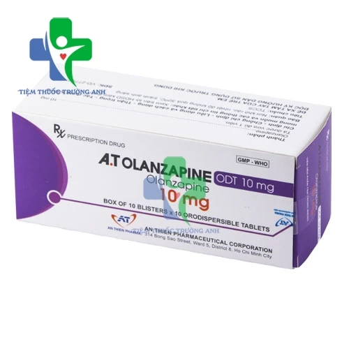 A.T Olanzapine ODT 10mg - Thuốc điều trị tâm thần phân liệt của An Thiên