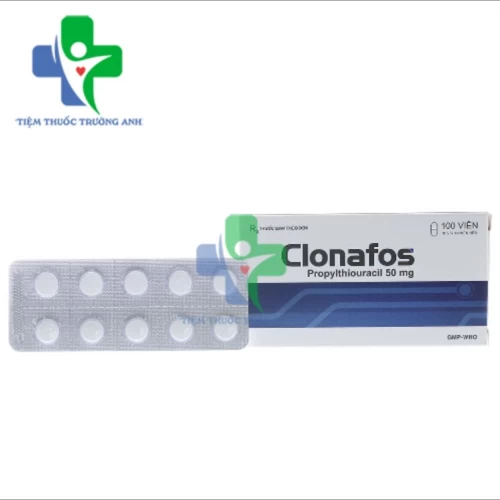 Clonafos 50mg Davipharm - Thuốc điều trị bệnh lí tuyến giáp
