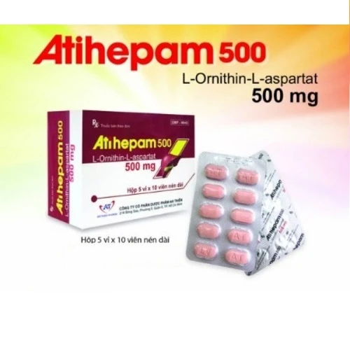 Atihepam 500mg - Thuốc điều trị các bệnh về gan hiệu quả