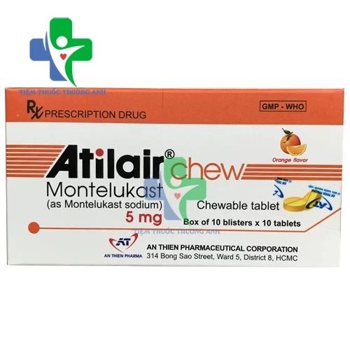 Atilair chew - Thuốc phòng và điều trị hen phế quản hiệu quả