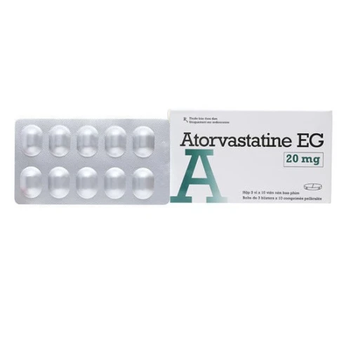 Atorvastatine EG 20mg - Thuốc điều trị mỡ máu cao hiệu quả