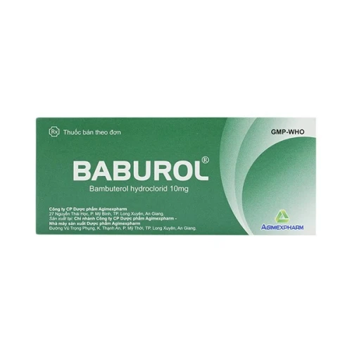 Baburol 10 hỗ trợ điều trị hen phế quản, viêm phế quản mãn tính