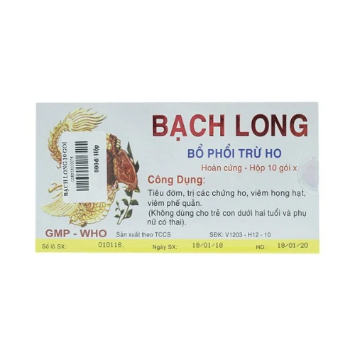 Bạch Long - Bổ Phổi Trừ Ho (hoàn cứng)