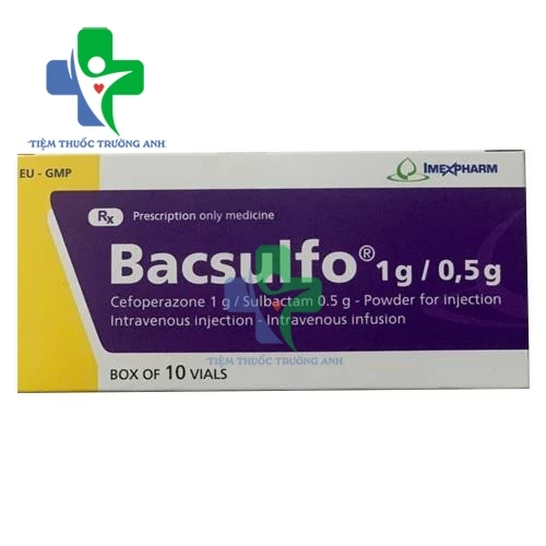 Bacsulfo 1g/0,5g - Điều trị nhiễm khuẩn hiệu quả