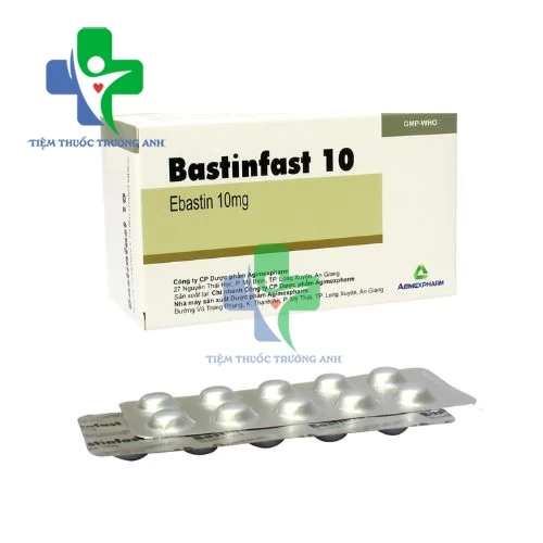 Bastinfast 10 Agimexpharm - Giảm các triệu chứng dị ứng