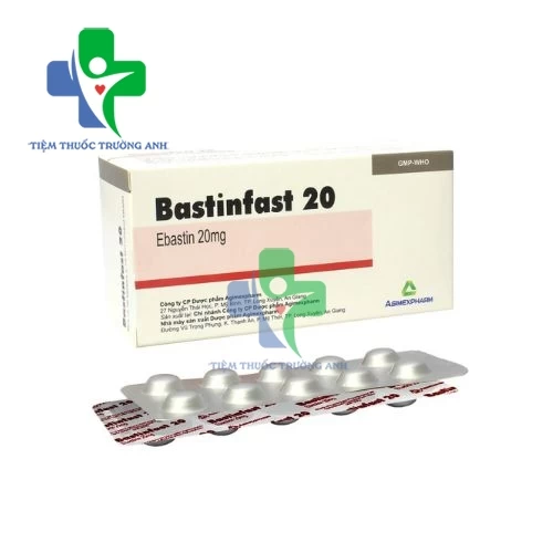 Bastinfast 20 Agimexpharm - Điều trị viêm mũi dị ứng và mày đay