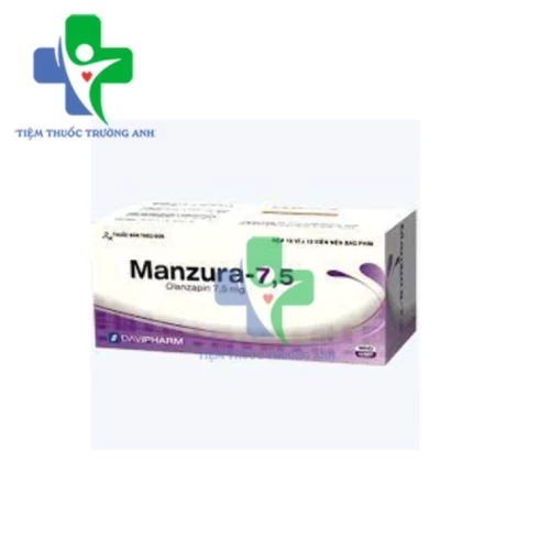 Manzura-7,5 Davipharm - Thuốc điều trị bệnh thần kinh