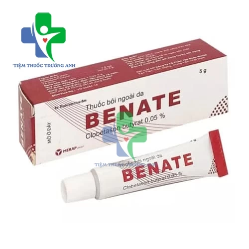 Benate 5g - Thuốc điều trị các bệnh lý ngoài da hiệu quả (10 hộp)