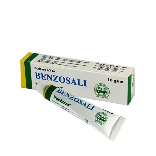 Benzosali 10mg - Thuốc bôi ngoài da trị nấm da, lang ben hiệu quả