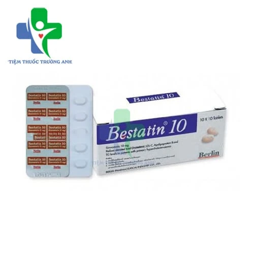 Bestatin 10 Berlin Pharma - Thuốc giảm cholesterol trong máu