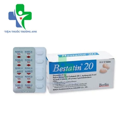 Bestatin 20 Berlin Pharma - Thuốc trị tăng cholesterol