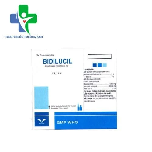 Bidilucil 1g Bidiphar - Hỗ trợ trường hợp lão hóa và chấn thương não