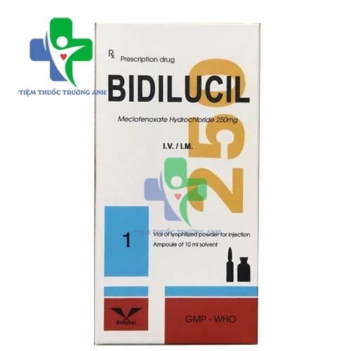 Bidilucil 250mg Bidiphar - Hỗ trợ điều trị giảm sút trí nhớ ở người lớn tuổi