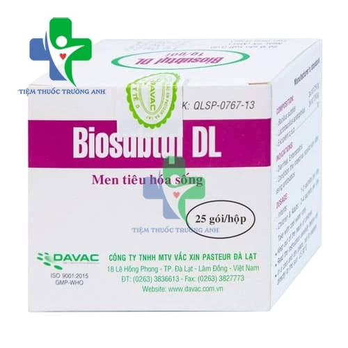Biosubtyl DL - Thuốc điều trị tiêu chảy, viêm đại tràng