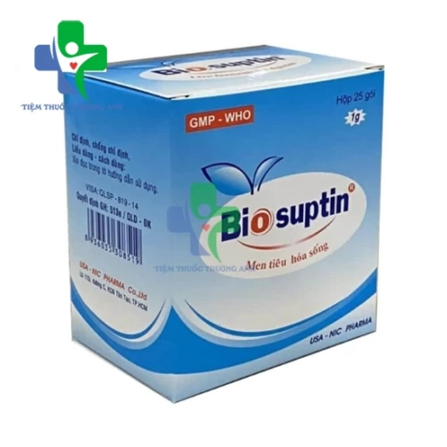 Biosuptin - Hỗ trợ điều trị tiêu chảy, rối loạn tiêu hóa của USA-NIC