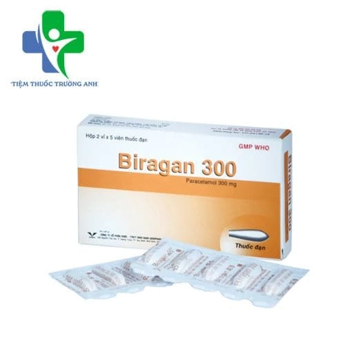 Biragan 300 Bidiphar - Hạ sốt, giảm đau từ nhẹ đến vừa