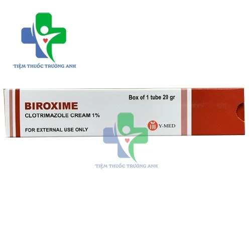 Biroxime 20g - Thuốc điều trị nhiễm nấm ngoài da hiệu quả (10 hộp)