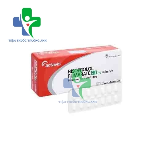 Bisoprolol 2,5 F.T.Pharma - Điều trị tăng huyết áp từ nhẹ đến vừa