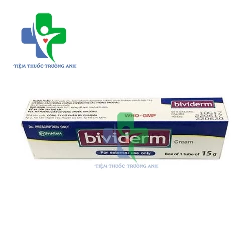 Bividerm Cream 15g - Thuốc điều trị viêm da hiệu quả của BV Pharma