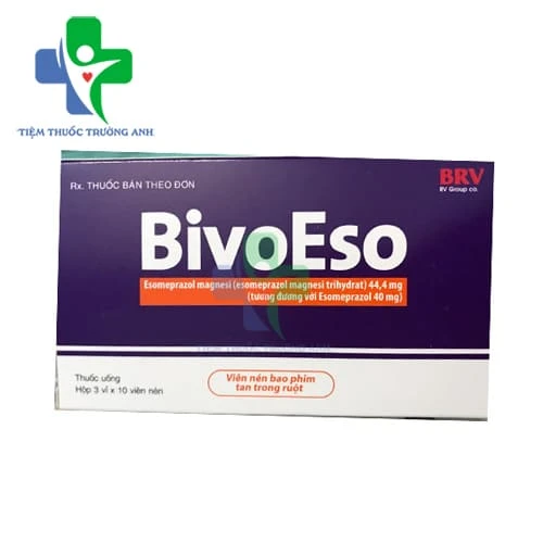 BivoEso 40mg BRV - Thuốc điều trị trào ngược dạ dày - thực quản