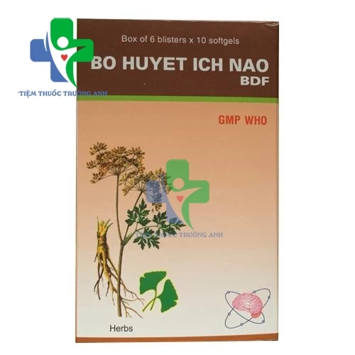 Bổ huyết ích não BDF Bidiphar - Điều trị các triệu chứng thiếu máu não