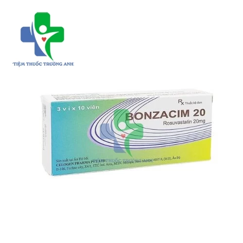 Bonzacim 20mg - Thuốc điều trị tăng mỡ máu hiệu quả của Ấn Độ