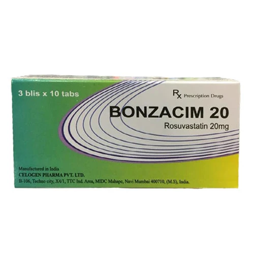 Bonzacim 20mg - Thuốc điều trị tăng mỡ máu hiệu quả của Ấn Độ