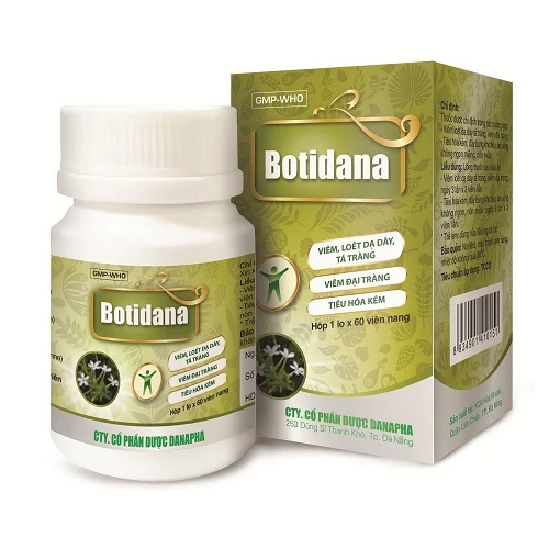 Botidana - Thuốc điều trị viêm loét dạ dày, tá tràng hiệu quả của Danapha 