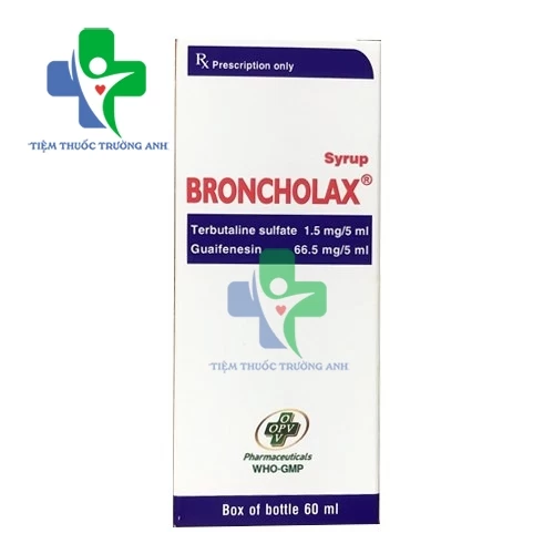 Broncholax OPV - Thuốc điều trị ho do hen phế quản, viêm phế quản