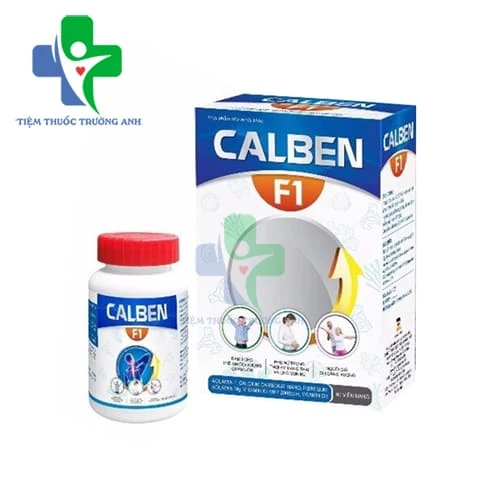 Calben F1 Benmax - Viên uống bổ sung canxi, vitamin D3