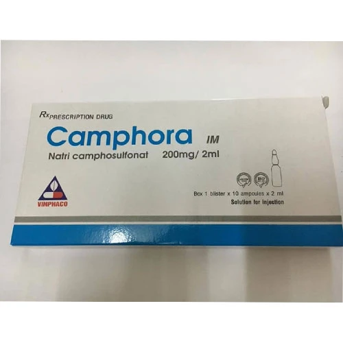 Camphora 200mg/2ml - Thuốc hỗ trợ điều trị suy tim hiệu quả 
